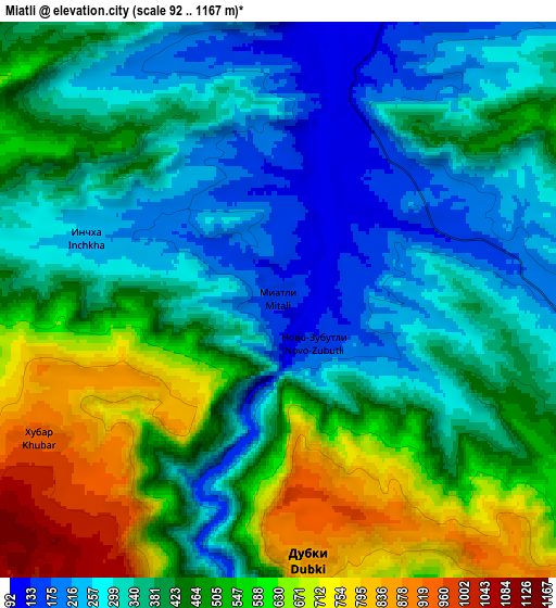 Zoom OUT 2x Miatli, Russia elevation map