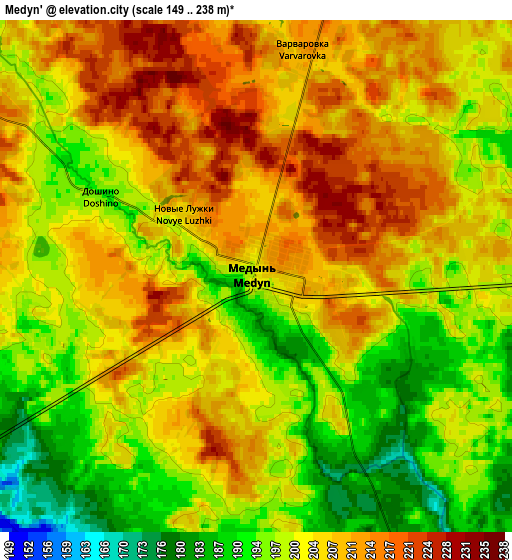 Zoom OUT 2x Medyn’, Russia elevation map