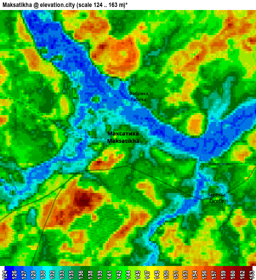 Zoom OUT 2x Maksatikha, Russia elevation map