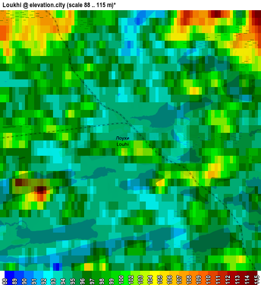 Zoom OUT 2x Loukhi, Russia elevation map
