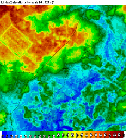 Zoom OUT 2x Linda, Russia elevation map