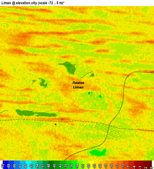 Zoom OUT 2x Liman, Russia elevation map