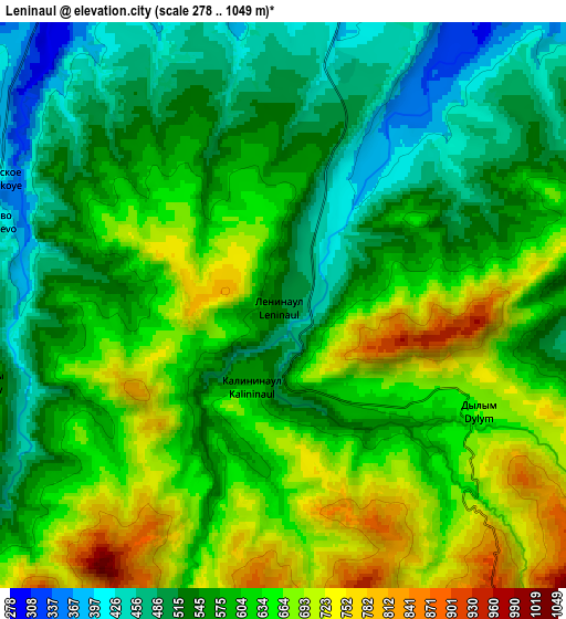 Zoom OUT 2x Leninaul, Russia elevation map