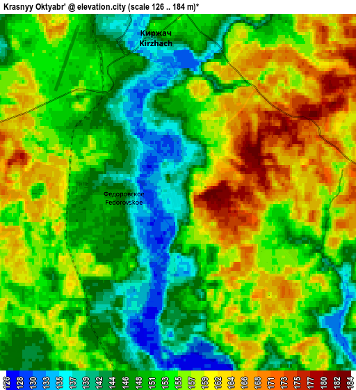 Zoom OUT 2x Krasnyy Oktyabr’, Russia elevation map