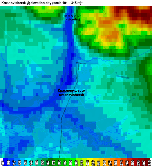Zoom OUT 2x Krasnovishersk, Russia elevation map