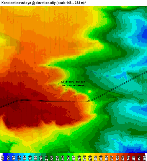 Zoom OUT 2x Konstantinovskoye, Russia elevation map