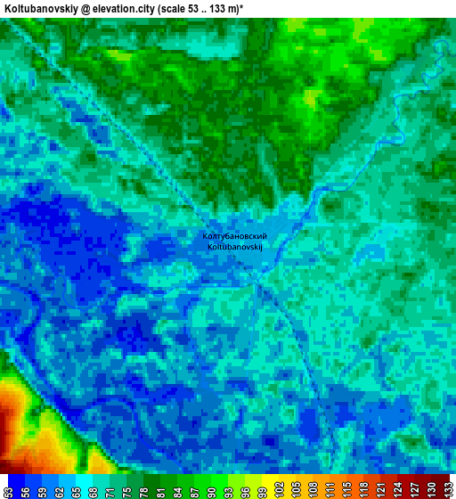 Zoom OUT 2x Koltubanovskiy, Russia elevation map