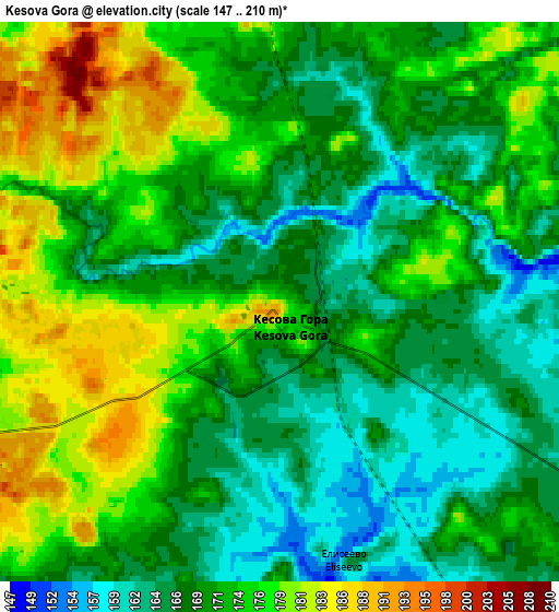 Zoom OUT 2x Kesova Gora, Russia elevation map