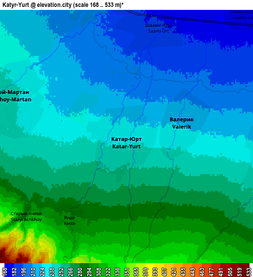 Zoom OUT 2x Katyr-Yurt, Russia elevation map