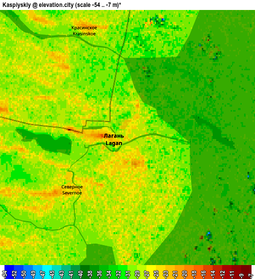 Zoom OUT 2x Kaspiyskiy, Russia elevation map