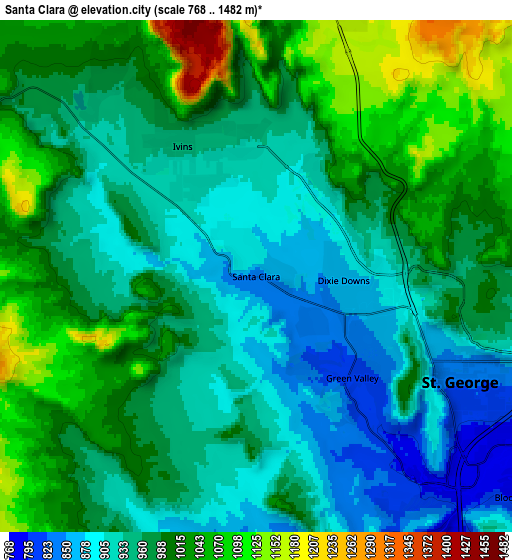 Zoom OUT 2x Santa Clara, United States elevation map