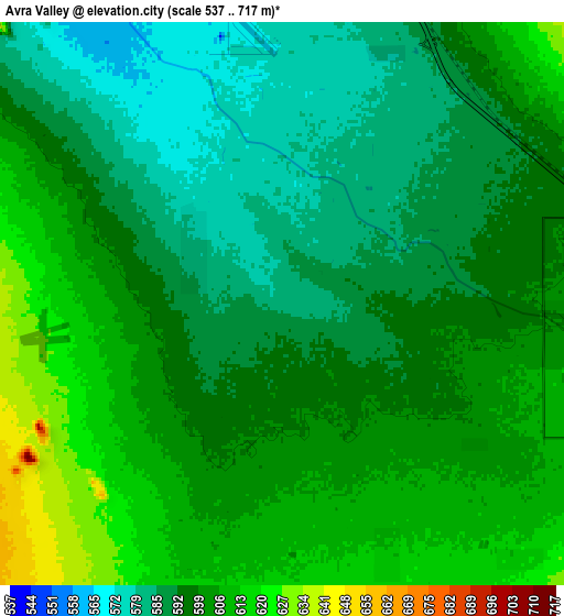 Zoom OUT 2x Avra Valley, United States elevation map