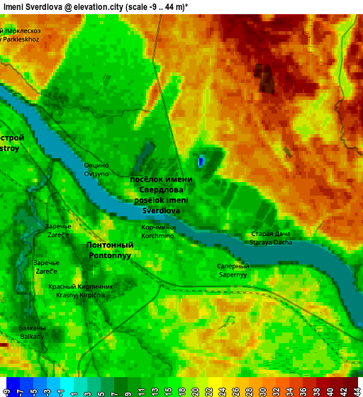 Zoom OUT 2x Imeni Sverdlova, Russia elevation map