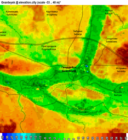 Zoom OUT 2x Gvardeysk, Russia elevation map