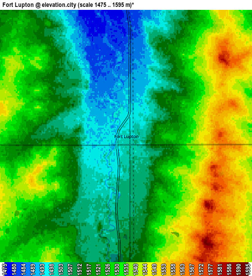 Zoom OUT 2x Fort Lupton, United States elevation map