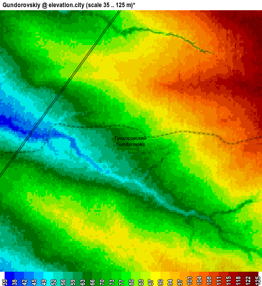Zoom OUT 2x Gundorovskiy, Russia elevation map