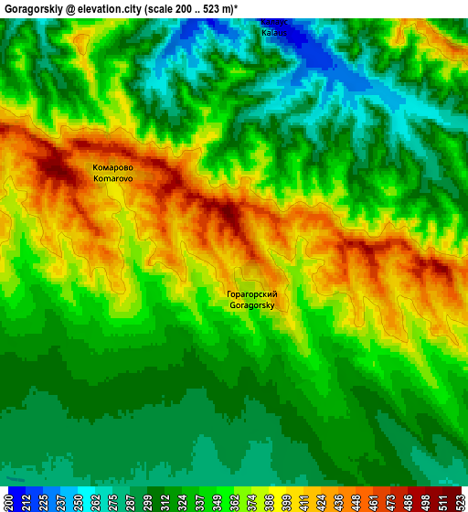 Zoom OUT 2x Goragorskiy, Russia elevation map