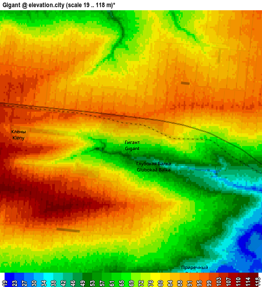 Zoom OUT 2x Gigant, Russia elevation map