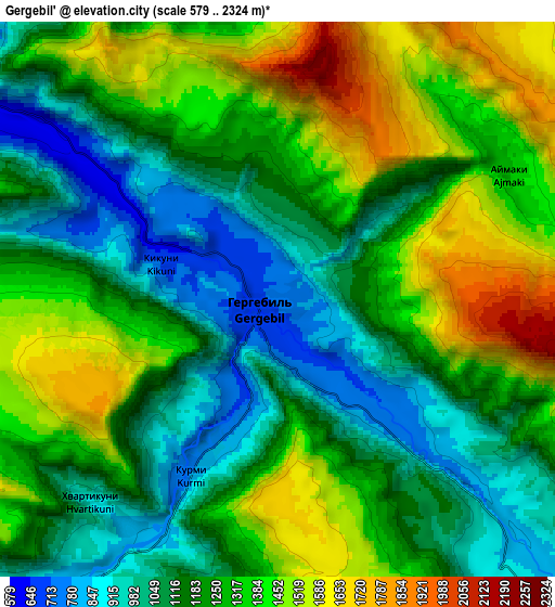 Zoom OUT 2x Gergebil’, Russia elevation map