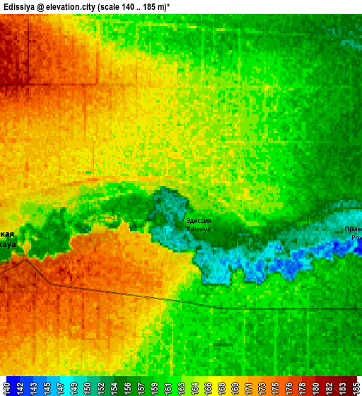 Zoom OUT 2x Edissiya, Russia elevation map