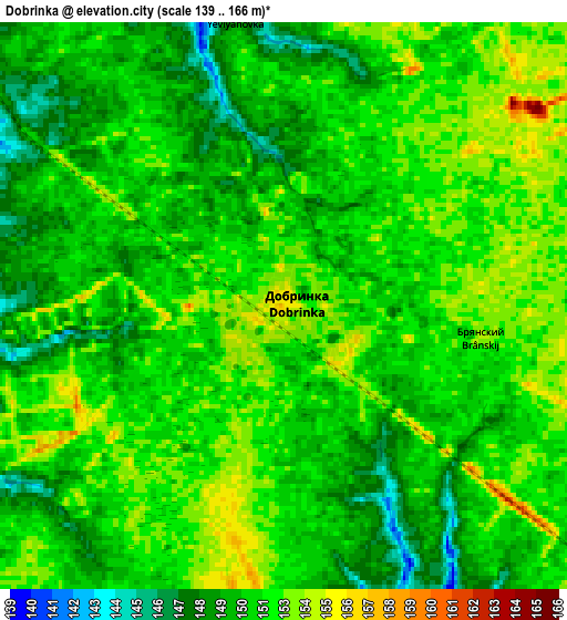 Zoom OUT 2x Dobrinka, Russia elevation map