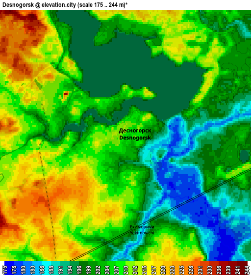 Zoom OUT 2x Desnogorsk, Russia elevation map