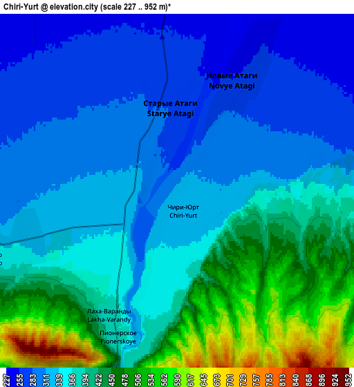 Zoom OUT 2x Chiri-Yurt, Russia elevation map
