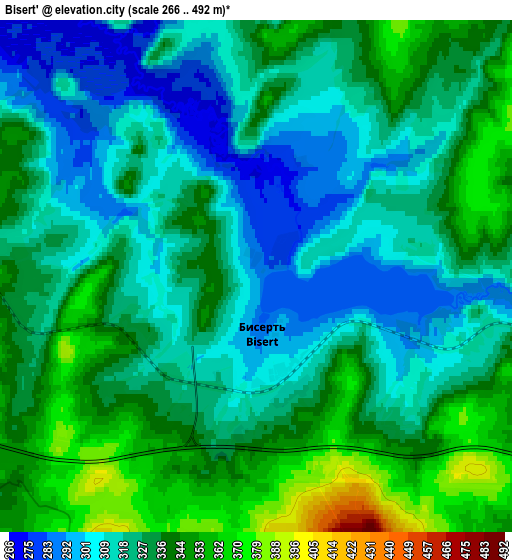 Zoom OUT 2x Bisert’, Russia elevation map