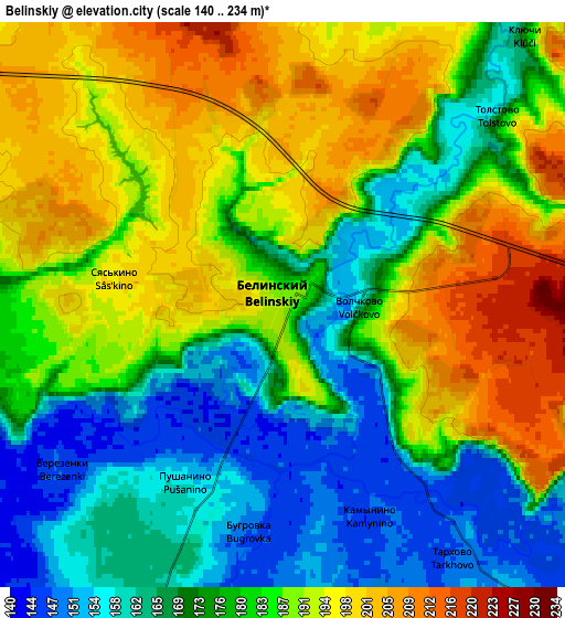 Zoom OUT 2x Belinskiy, Russia elevation map