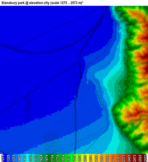 Zoom OUT 2x Stansbury park, United States elevation map