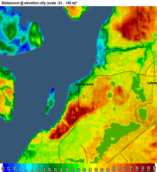 Zoom OUT 2x Steilacoom, United States elevation map