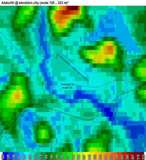 Zoom OUT 2x Alakurtti, Russia elevation map