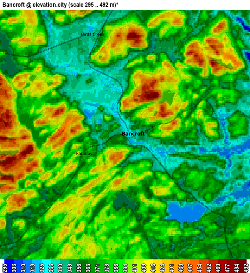 Zoom OUT 2x Bancroft, Canada elevation map