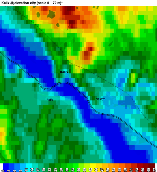 Zoom OUT 2x Kalix, Sweden elevation map