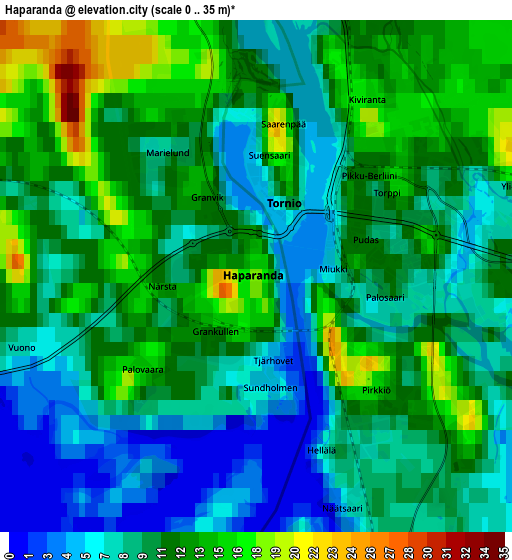 Zoom OUT 2x Haparanda, Sweden elevation map