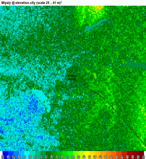 Zoom OUT 2x Miyaly, Kazakhstan elevation map