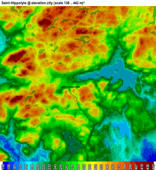 Zoom OUT 2x Saint-Hippolyte, Canada elevation map