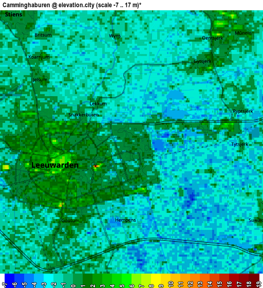 Zoom OUT 2x Camminghaburen, Netherlands elevation map