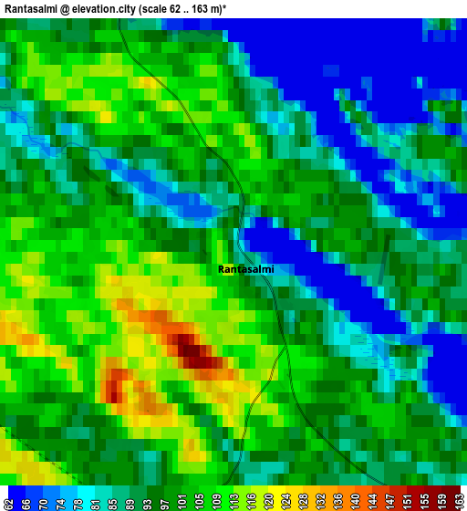 Zoom OUT 2x Rantasalmi, Finland elevation map