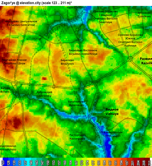 Zoom OUT 2x Zagor’ye, Russia elevation map