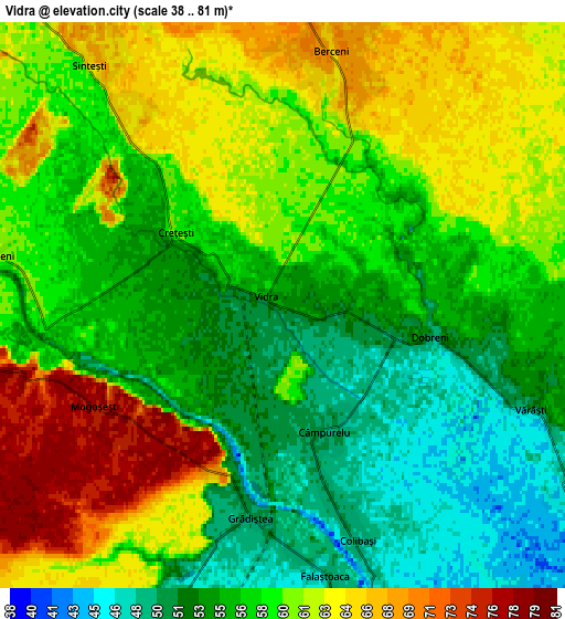 Zoom OUT 2x Vidra, Romania elevation map