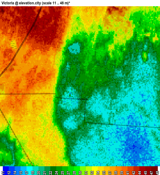 Zoom OUT 2x Victoria, Romania elevation map