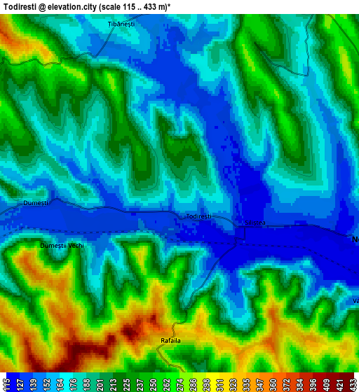 Zoom OUT 2x Todireşti, Romania elevation map