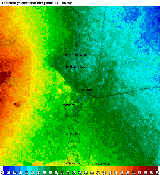 Zoom OUT 2x Tătăranu, Romania elevation map