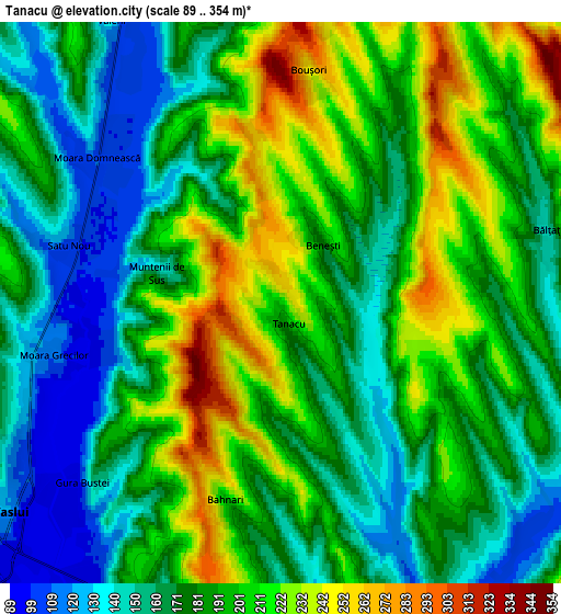 Zoom OUT 2x Tanacu, Romania elevation map