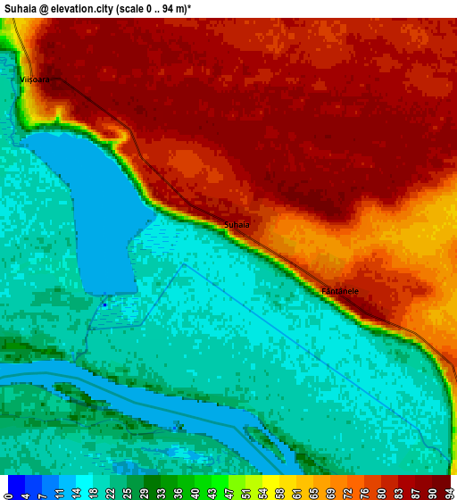 Zoom OUT 2x Suhaia, Romania elevation map
