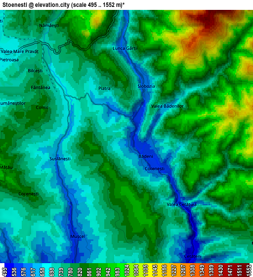 Zoom OUT 2x Stoeneşti, Romania elevation map