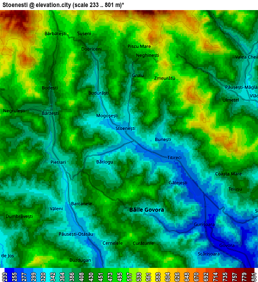 Zoom OUT 2x Stoeneşti, Romania elevation map