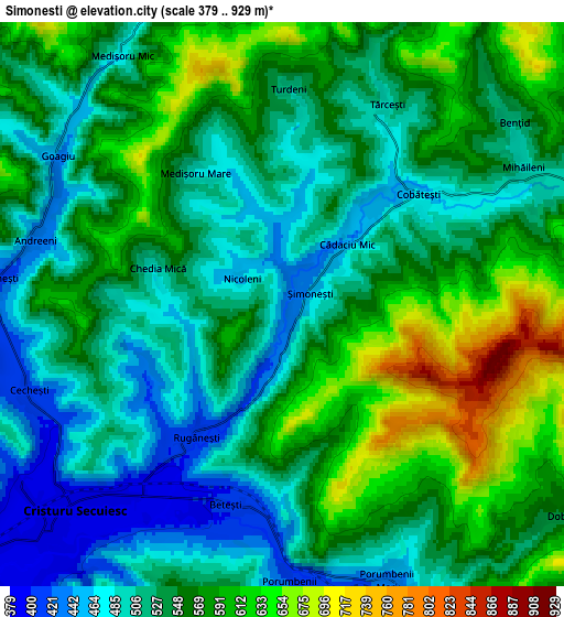 Zoom OUT 2x Simoneşti, Romania elevation map