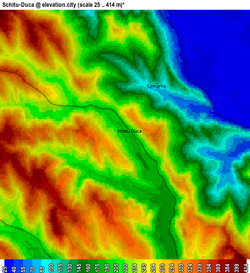 Zoom OUT 2x Schitu-Duca, Romania elevation map